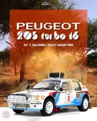 1:18 1985 Peugeot 205 T16 Rally Safari