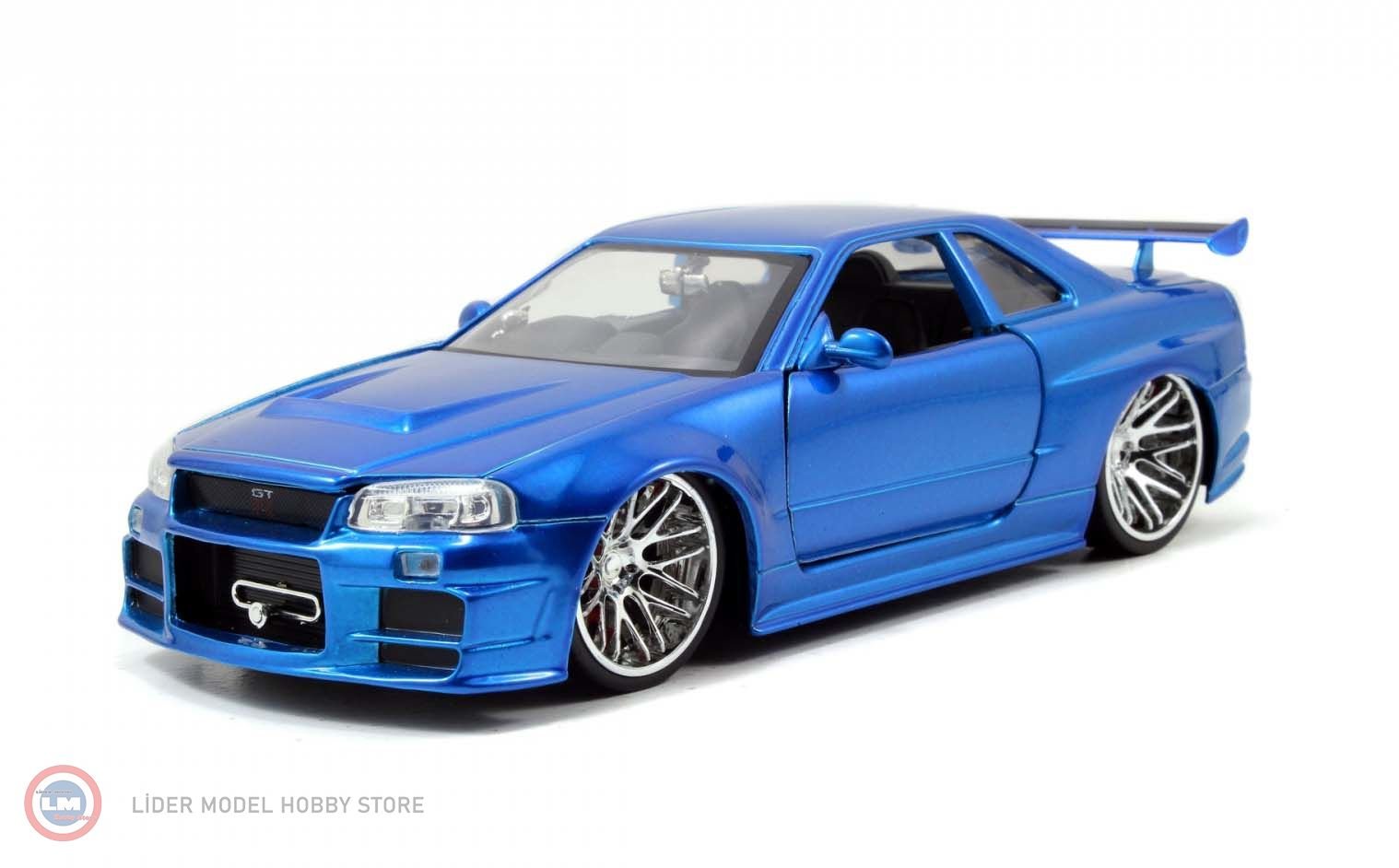 1:24 Jada 2002 Brian's Nissan Skyline GT-R (R34) Fast & Furious