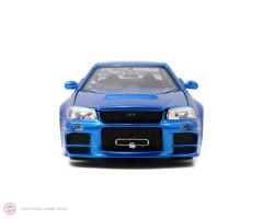 1:24 Jada 2002 Brian's Nissan Skyline GT-R (R34) Fast & Furious