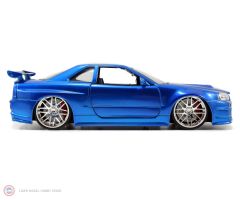 1:24 Jada 2002 Brian's Nissan Skyline GT-R (R34) Fast & Furious