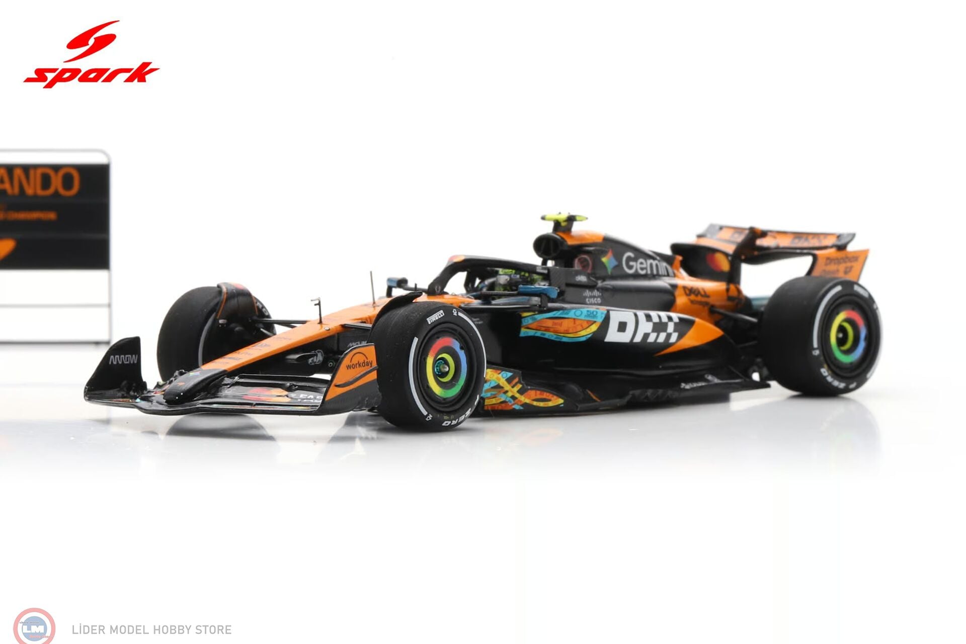 1:43 Spark Mclaren MCL39 #4 3rd Abu Dhabi GP 2025 - Lando Norris