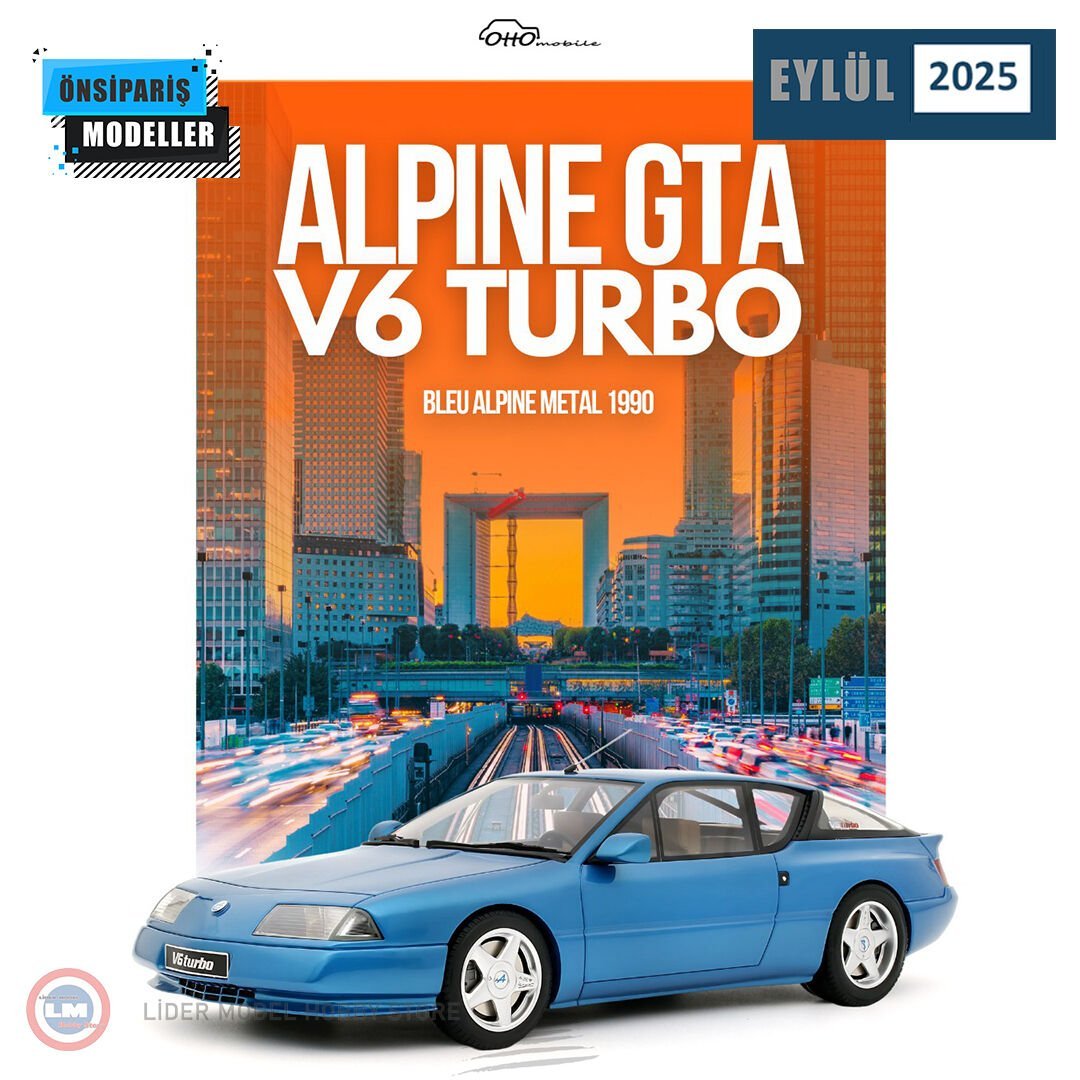 1:18 1990 Renault Alpine GTA V6 Turbo Alpine Metal