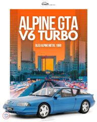 1:18 1990 Renault Alpine GTA V6 Turbo Alpine Metal