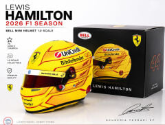 1:2 Miniature Helmets Lewis Hamilton – #44 Scuderia Ferrari 2026 Kask