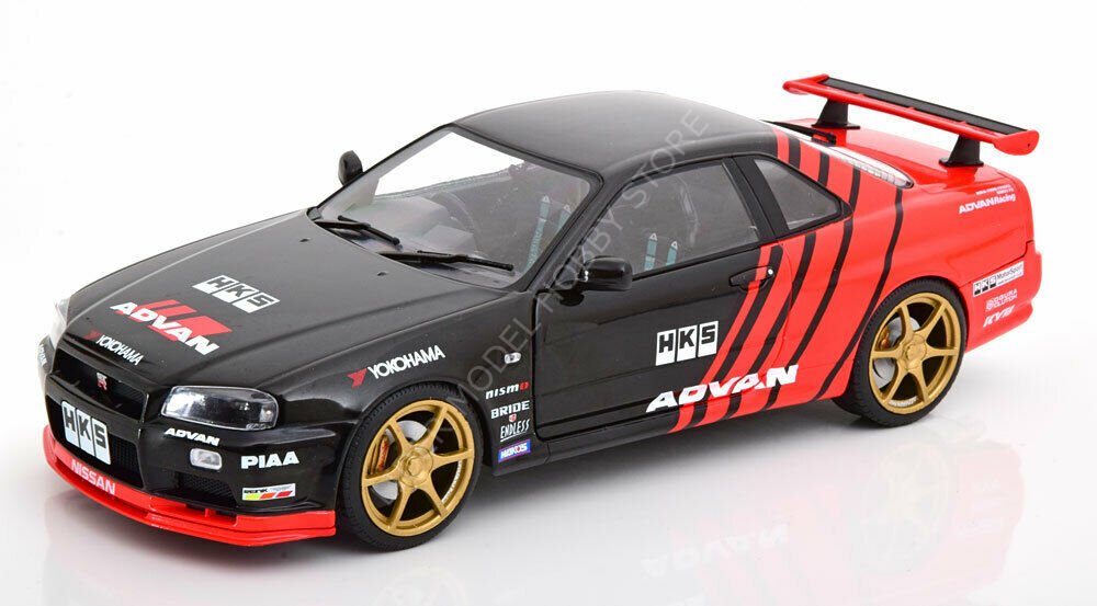 Solido - 1:18 1999 Nissan Skyline GT-R (R34) Advan Drift - 2.824