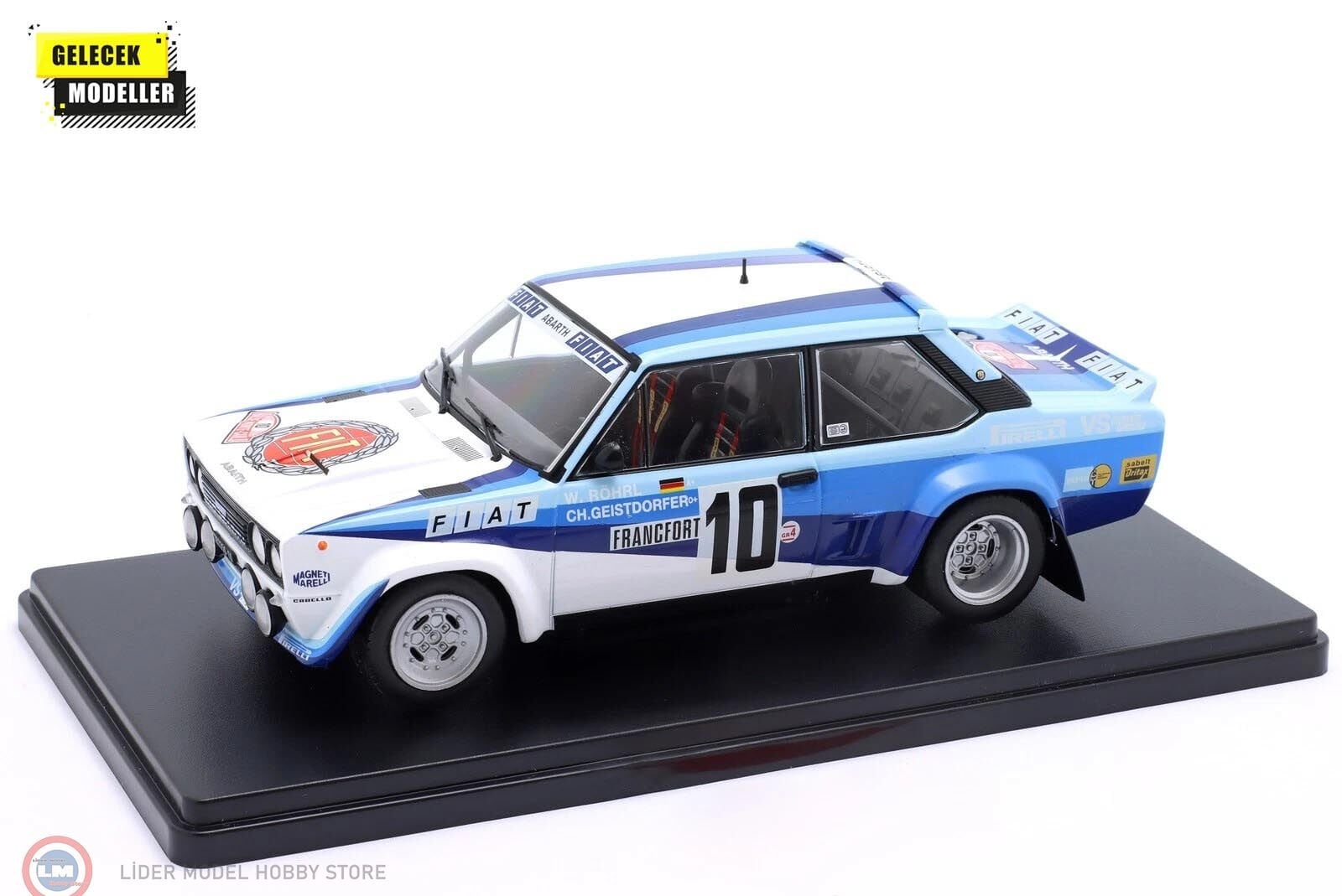 1:24 Atlas Fiat 131 Abarth #10 - Winner Rallye Monte Carlo 1980
