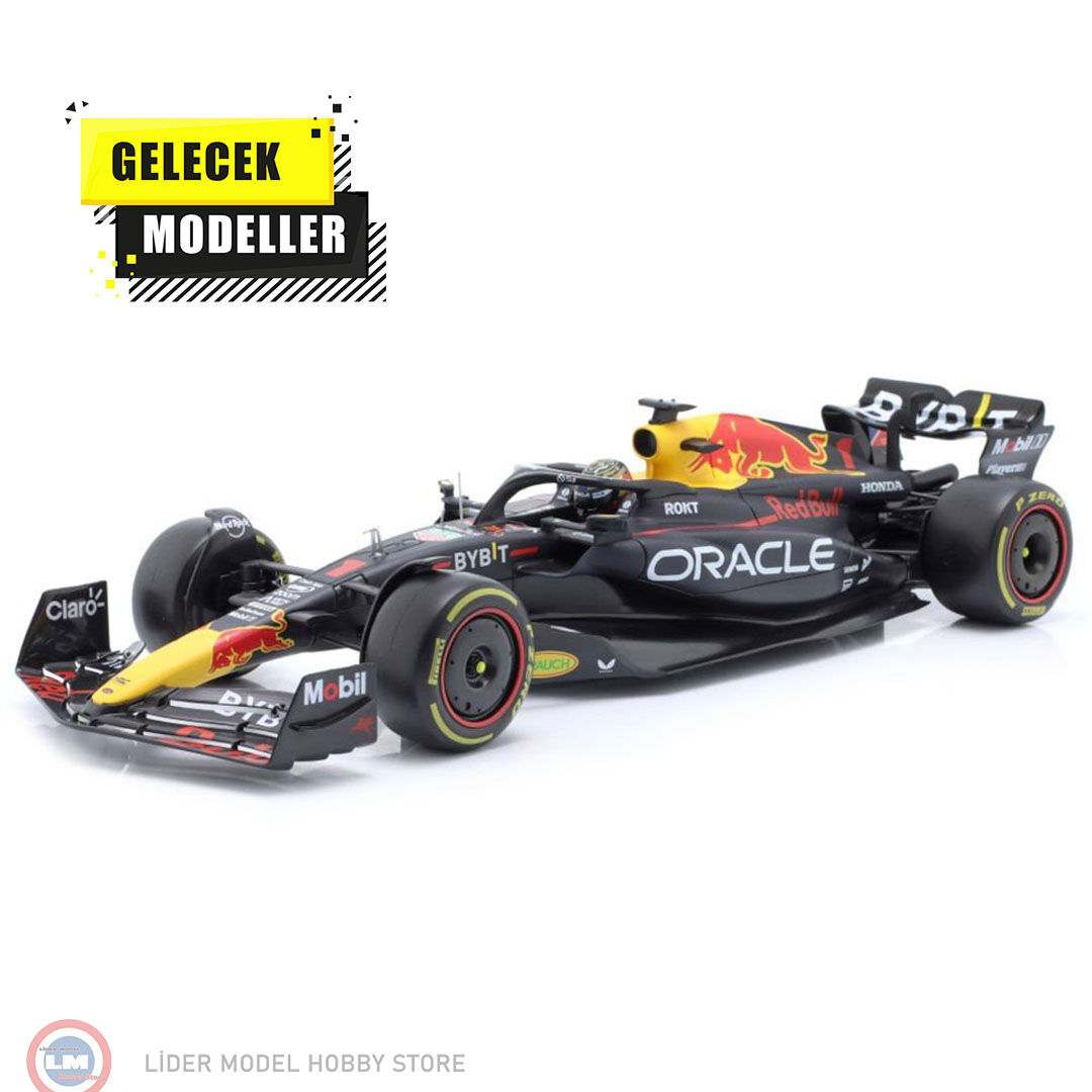 1:18 Burago 2023 Red Bull RB19 #1 MAX VERSTAPPEN ABU DAHBI GP Formula 1