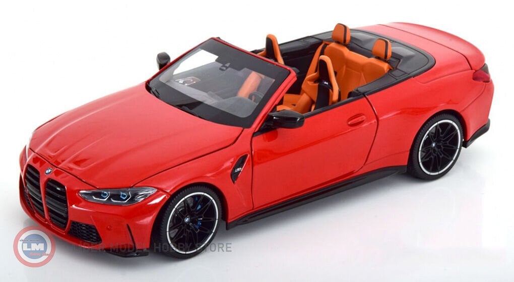 1:18 Minichamps 2020 BMW M4 Cabriolet Dark Red