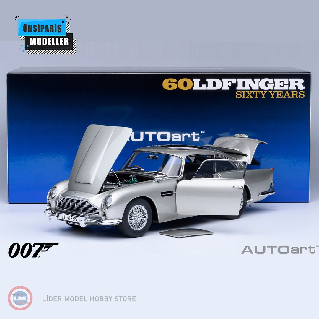 1:18 Autoart Aston Martin DB5 Goldfinger With Weapons