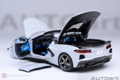 1:18 Autoart 2022 Chevrolet Corvette C8 Stingray Z51 Ceramic Matrix Grey Metallic