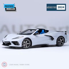 1:18 Autoart 2022 Chevrolet Corvette C8 Stingray Z51 Ceramic Matrix Grey Metallic