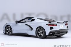1:18 Autoart 2022 Chevrolet Corvette C8 Stingray Z51 Ceramic Matrix Grey Metallic
