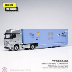 1:43 IXO 2024 Mercedes Benz Actros MP4 WRC Rallye Hyundai Motorsport