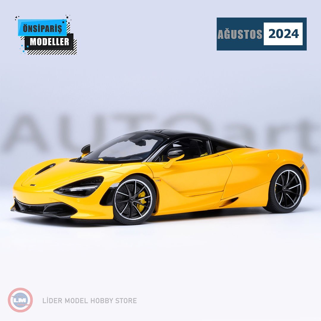 1:18 Autoart 2017 McLaren 720S Volcano Yellow