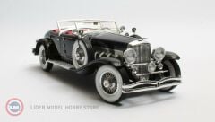 1:18 1930 Duesenberg SJ 2608 L-582 Torpedo Pheaton Walker La Grande - black