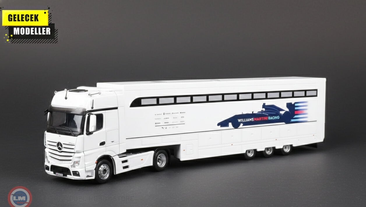 1:43 Atlas 2016 Mercedes Benz Actros - Team Williams Martini Racing
