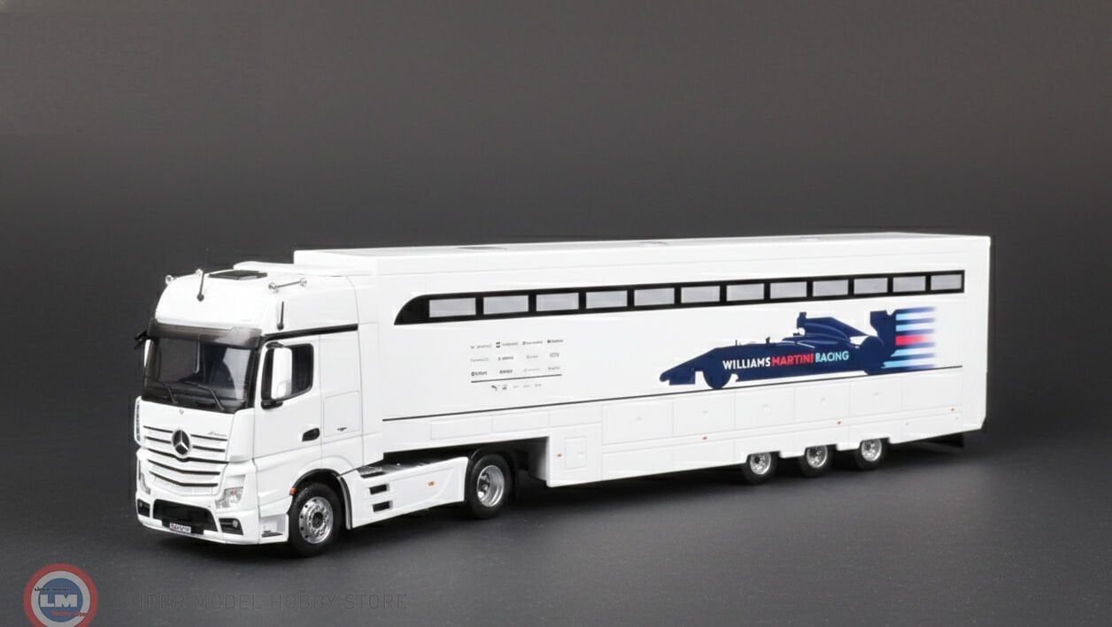 1:43 Atlas 2016 Mercedes Benz Actros - Team Williams Martini Racing