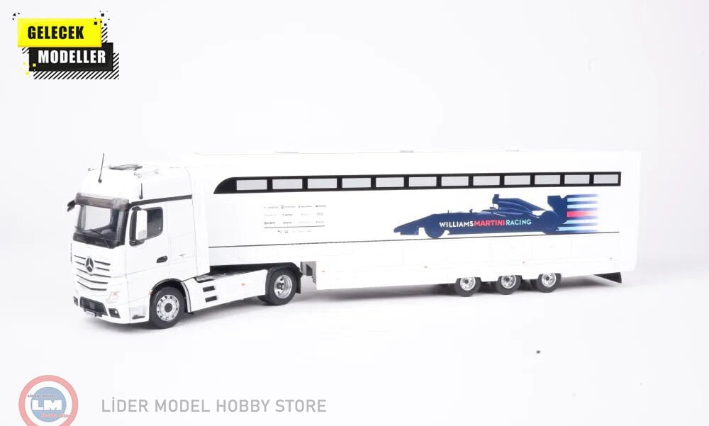 1:43 Atlas 2016 Mercedes Benz Actros - Team Williams Martini Racing