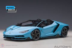 Autoart - 1:18 Lamborghini Centenario Roadster (Blu Cepheus