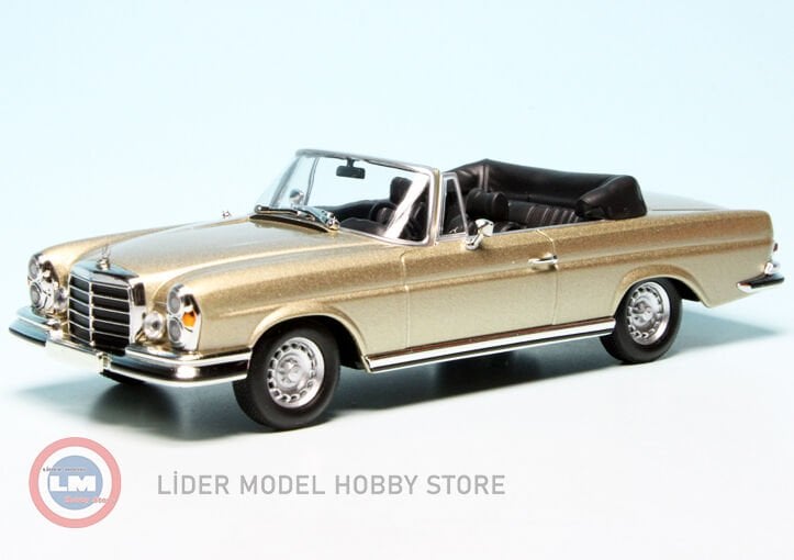 1:43 Maxichamps 1970 Mercedes Benz 280 SE 3.5 CABRIOLET (W 111)