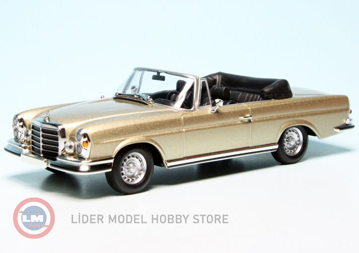 1:43 Maxichamps 1970 Mercedes Benz 280 SE 3.5 CABRIOLET (W111)