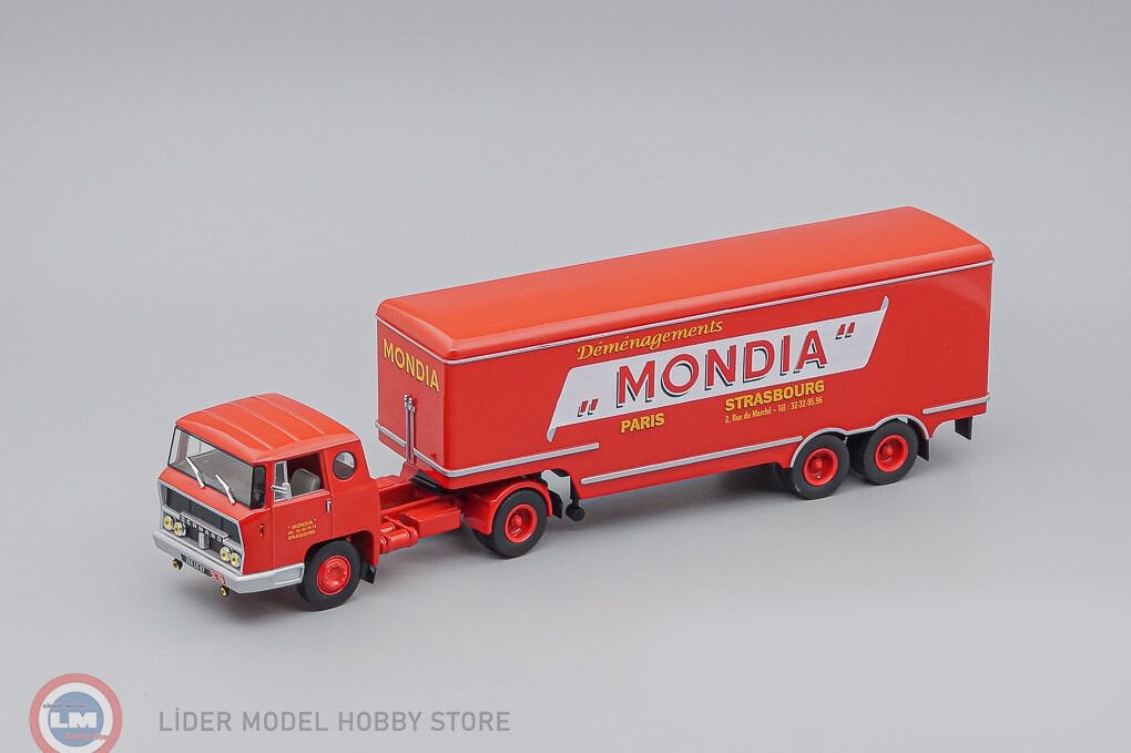 1:43 Atlas 1960 Bernard Tda 180 Truck Demenagements Mondia Transports