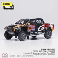 1:43 IXO Toyota GR DKR Hilux Evo T1+, Rally Dakar,2025, #211