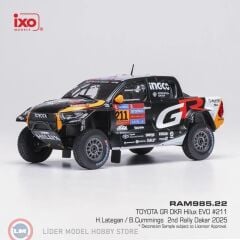 1:43 IXO Toyota GR DKR Hilux Evo T1+, Rally Dakar,2025, #211