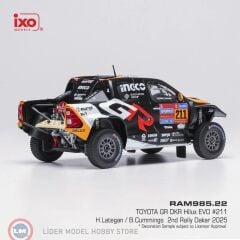 1:43 IXO Toyota GR DKR Hilux Evo T1+, Rally Dakar,2025, #211