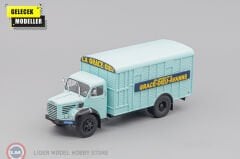 1:43 Atlas 1960 Berliet GLR8M2 Truck Cassonato Grace-Dieu-Avanne Aliments 2 Assi