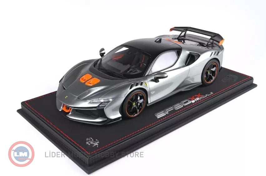 1:18 2024 Ferrari SF90 XX Stradale Gray Competition