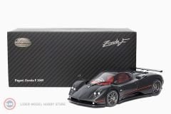 1:18 2005 Pagani ZONDA F GLOSS CARBON BLACK WRED STRIPE