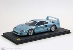 1:18 BBR 1987 Ferrari F40 - Hyperion Blue & showcase