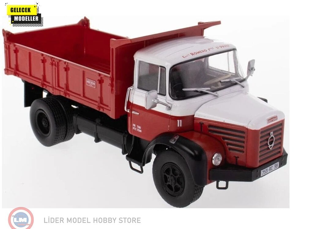 1:43 Atlas 1965 Berliet GLR8 M3 Truck Cassone Ribaltabile