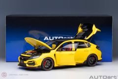 1:18 Autoart 2021 Honda Civic Type R (FK8) (sunlight yellow)