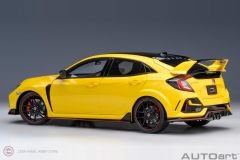 1:18 Autoart 2021 Honda Civic Type R (FK8) (sunlight yellow)