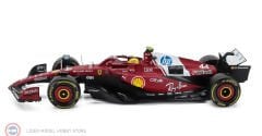 1:18 Burago FERRARI WITH SHOWCASE Formula 1 SF-25 TEAM SCUDERIA FERRARI HP NO 44 SEASON 2025 LEWIS HAMILTON