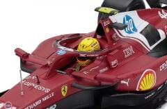 1:18 Burago FERRARI WITH SHOWCASE Formula 1 SF-25 TEAM SCUDERIA FERRARI HP NO 44 SEASON 2025 LEWIS HAMILTON