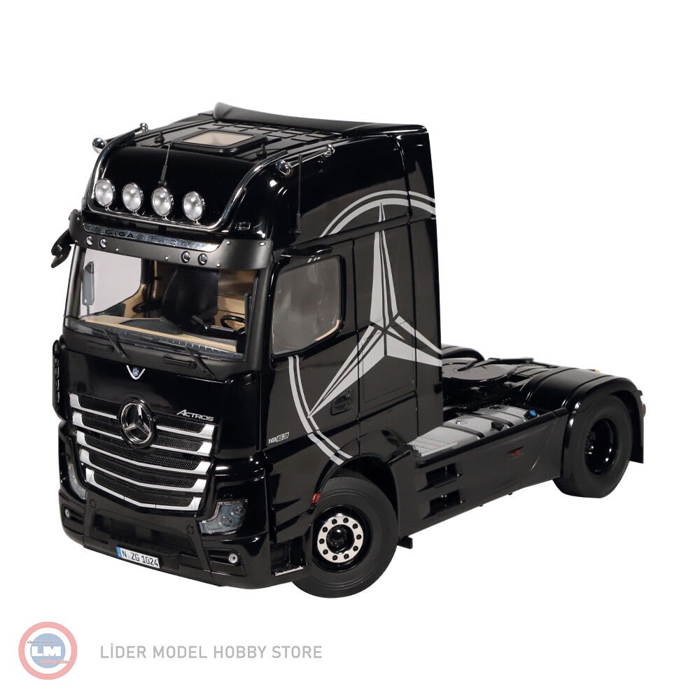 1:18 Mercedes Benz Actros Gigaspace 4x2 Siyah