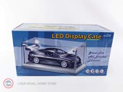 1:18 Led'li Showcase Gümüş Zemin