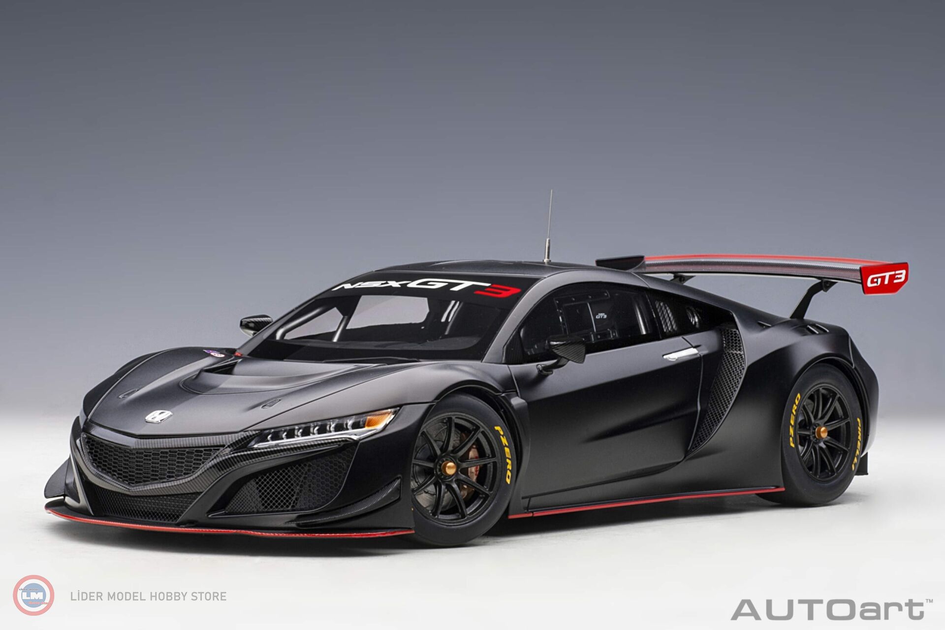 1:18 2018 Honda NSX GT3 Matt Black