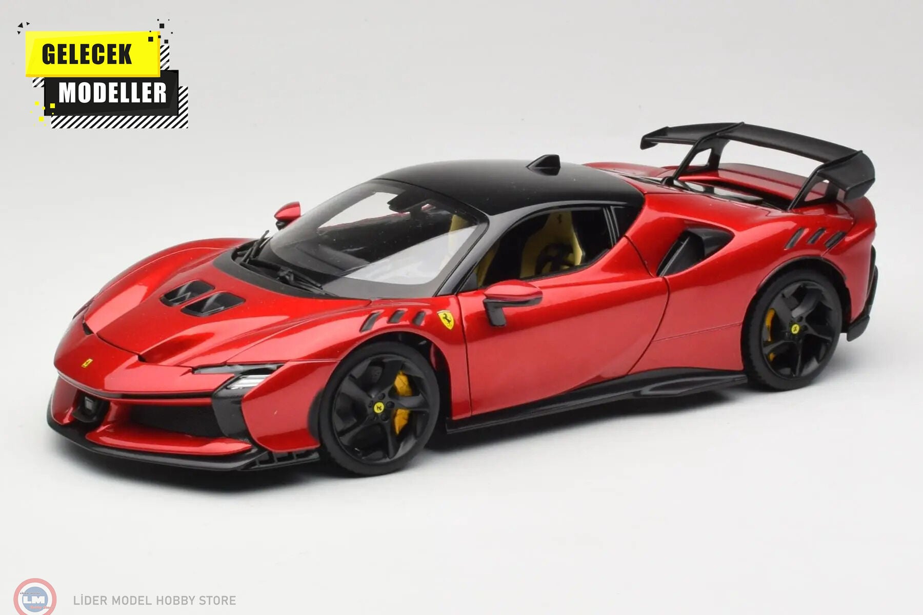1:18 Burago 2024 Ferrari SF90XX STRADALE - ROSSO MAGMA