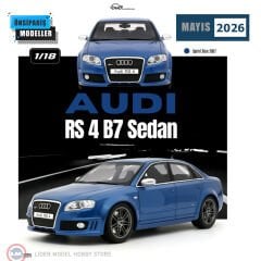 1:18 Otto 2007 Audi RS 4 B7 Sedan Sprint Blue