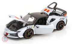 1:18 Burago 2024 Ferrari SF90XX STRADALE - BIANCO ARTICO