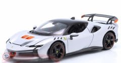 1:18 Burago 2024 Ferrari SF90XX STRADALE - BIANCO ARTICO