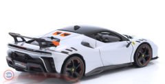 1:18 Burago 2024 Ferrari SF90XX STRADALE - BIANCO ARTICO