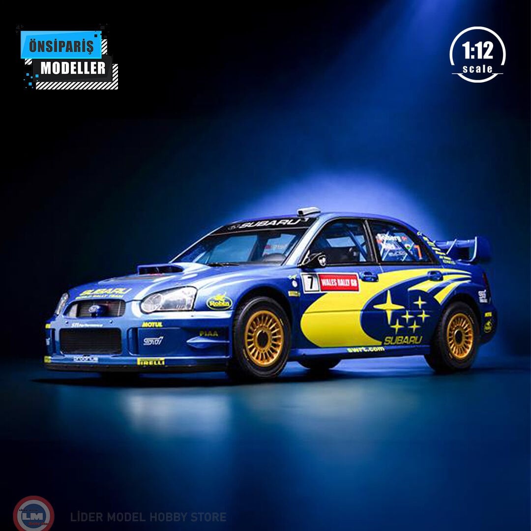 1:12 Otto 2002 Subaru Impreza S9 WRC Rally of Wales Solberg No7