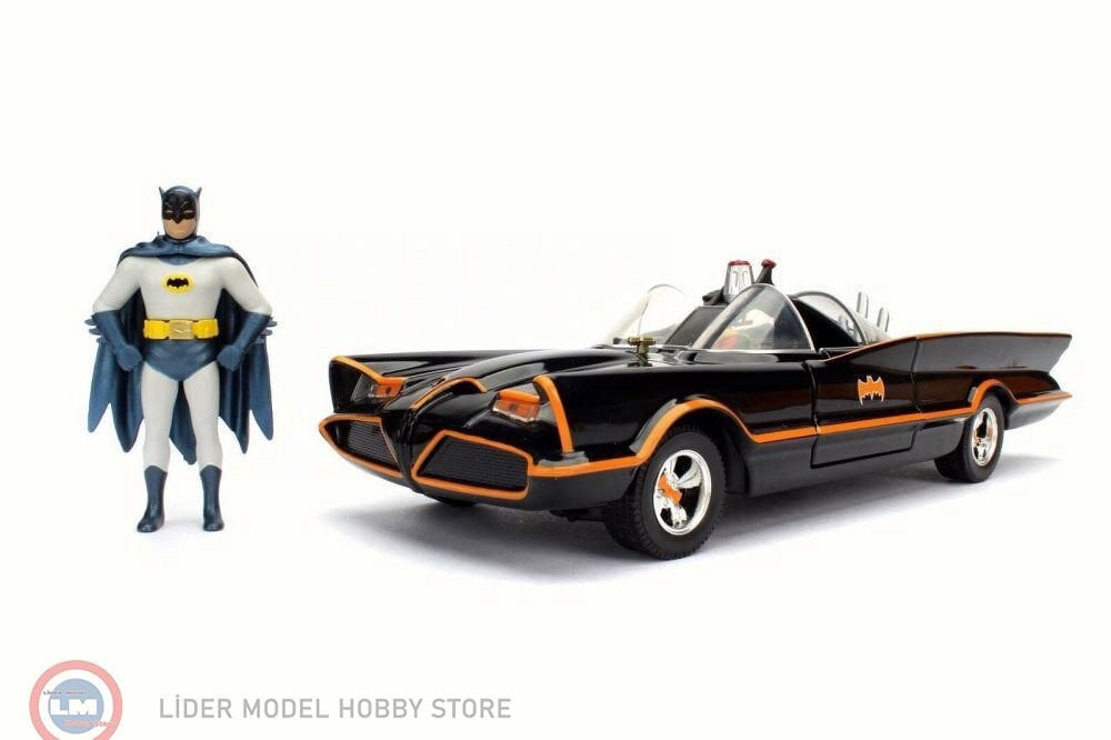 1:24 1966 Batmobile Batman & Robin Figür