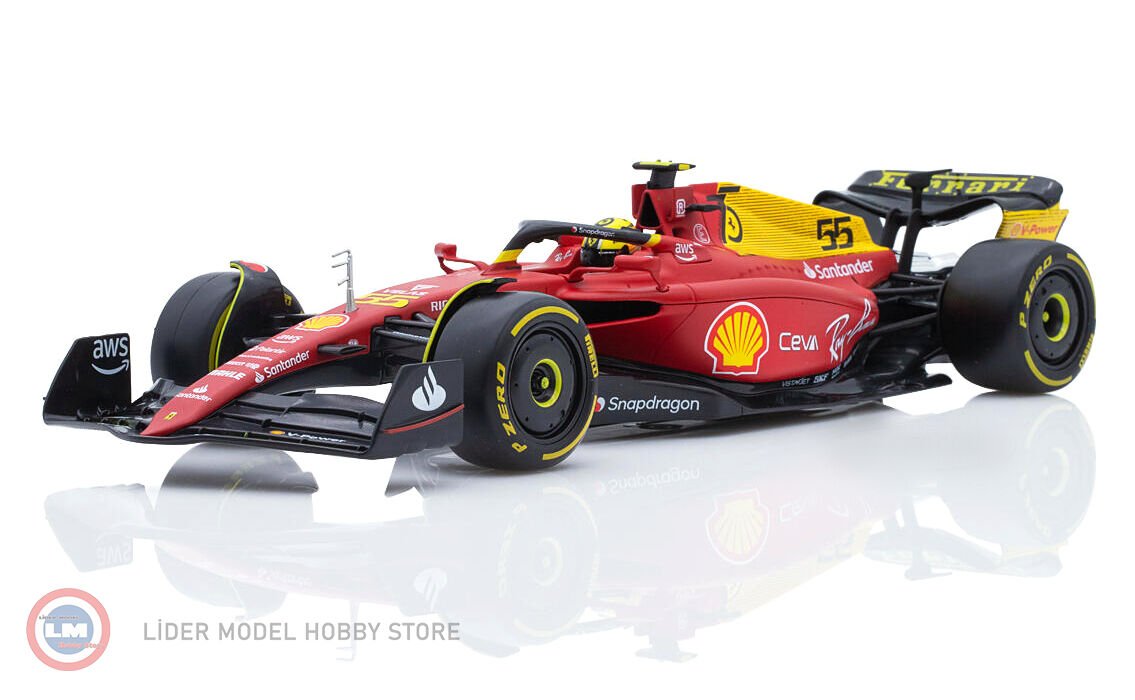 1:18 2022 Ferrari F1-75 #55 SCUDERIA FERRARI 2022 Formula 1