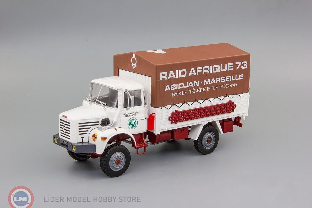 1:43 Atlas 1963 Berliet L64 Truck Telonato #4 Rally Raid Afrique Abidjan - MARSEILLE